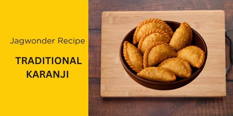 Traditional Karanji Recipe – Maharashtrian Sweet with Coconut and Jaggery Filling