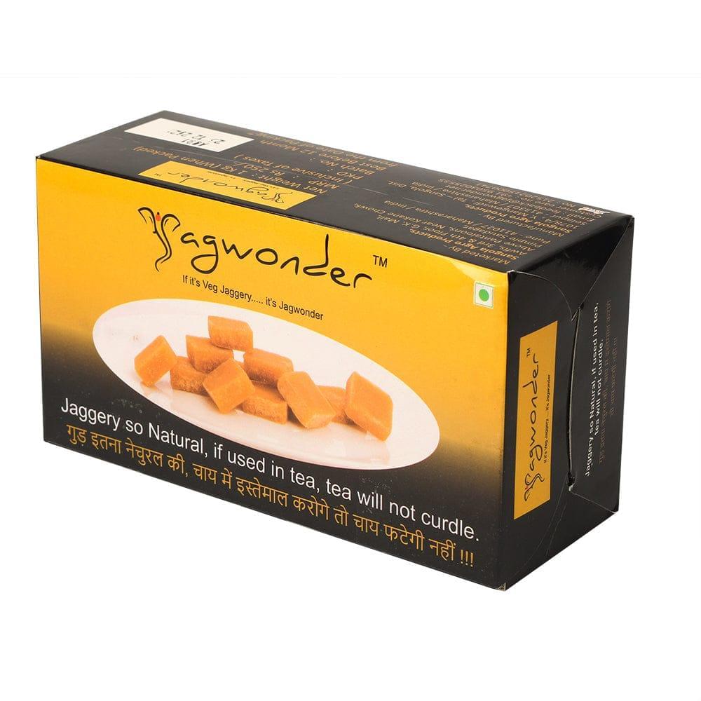 its a veg jaggery in a form of jaggery cubes by jagwonder in india