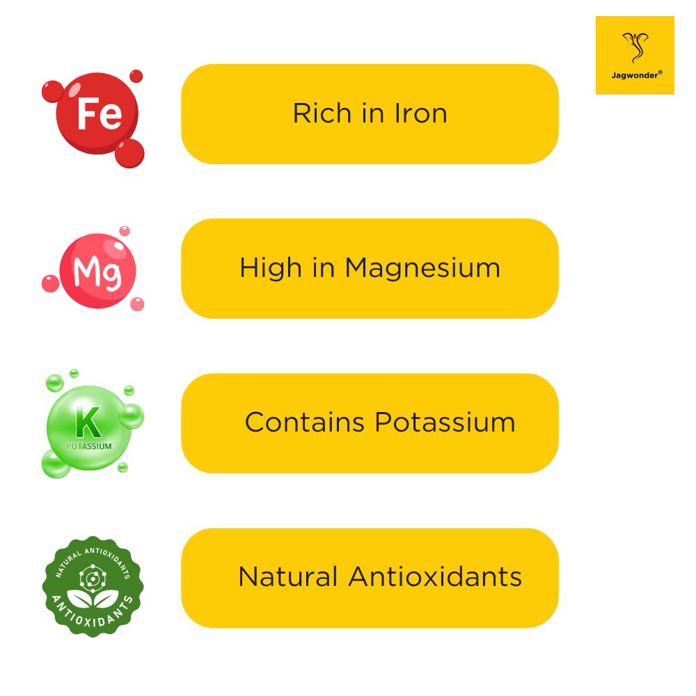 Jagwonder Jaggery Powder 1 Kg ( 500 gm × 2 ) Pack in crushed form