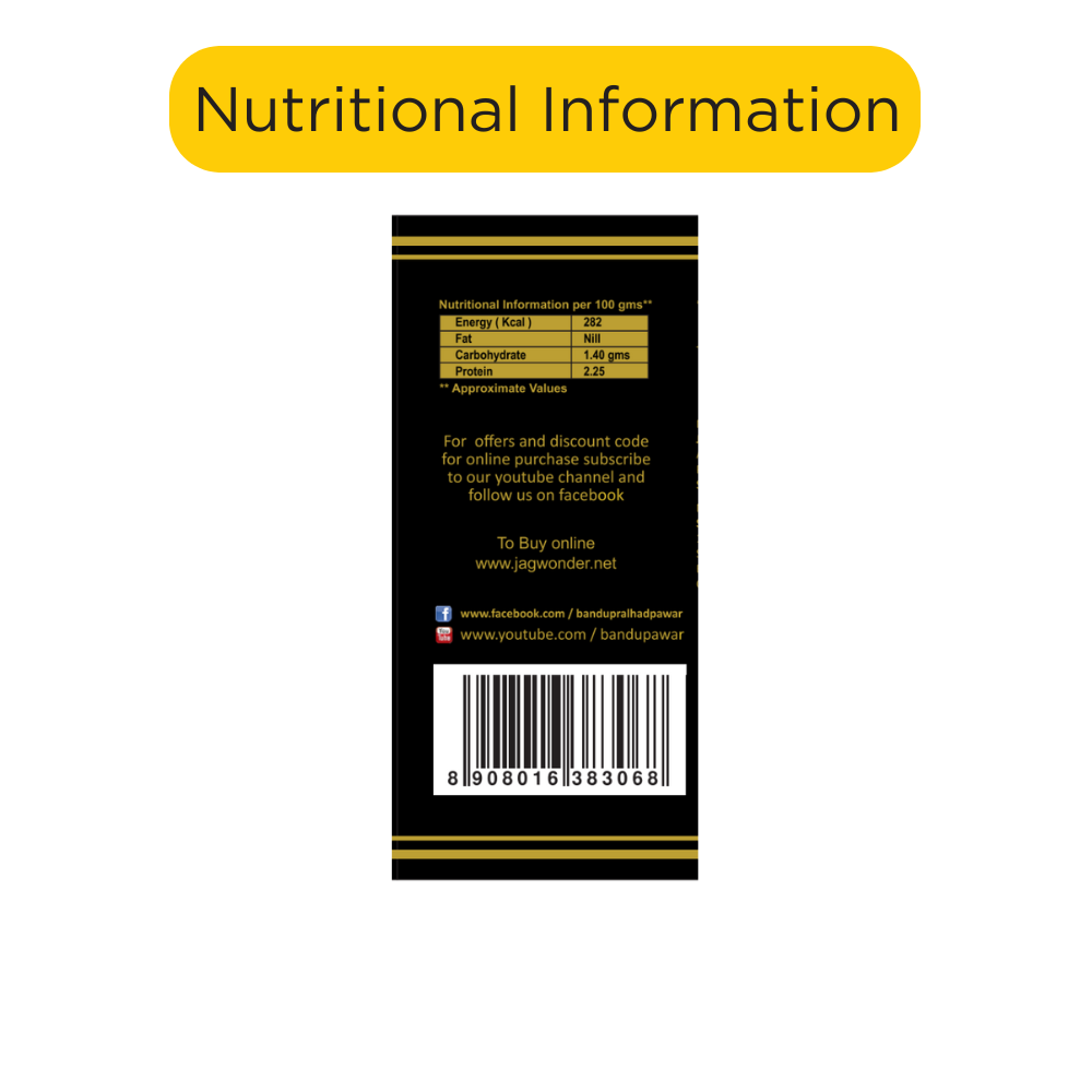 Jagwonder Natural Jaggery Powder 2Kg (500g x 4 Packs) | Crushed Gud for Tea, Cooking & Sweets | Pure, Sulphur-Free, Chemical-Free Sweetener