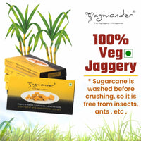 Jagwonder Jaggery Cubes 40gm × 10 Pack in 5 gm Cube form, 400 gm