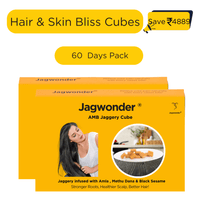 Natural Biotin Alternative – AMB Jaggery Cubes for Hair, Skin & Immunity | Infused with Amla, Methi Dana & Black Sesame