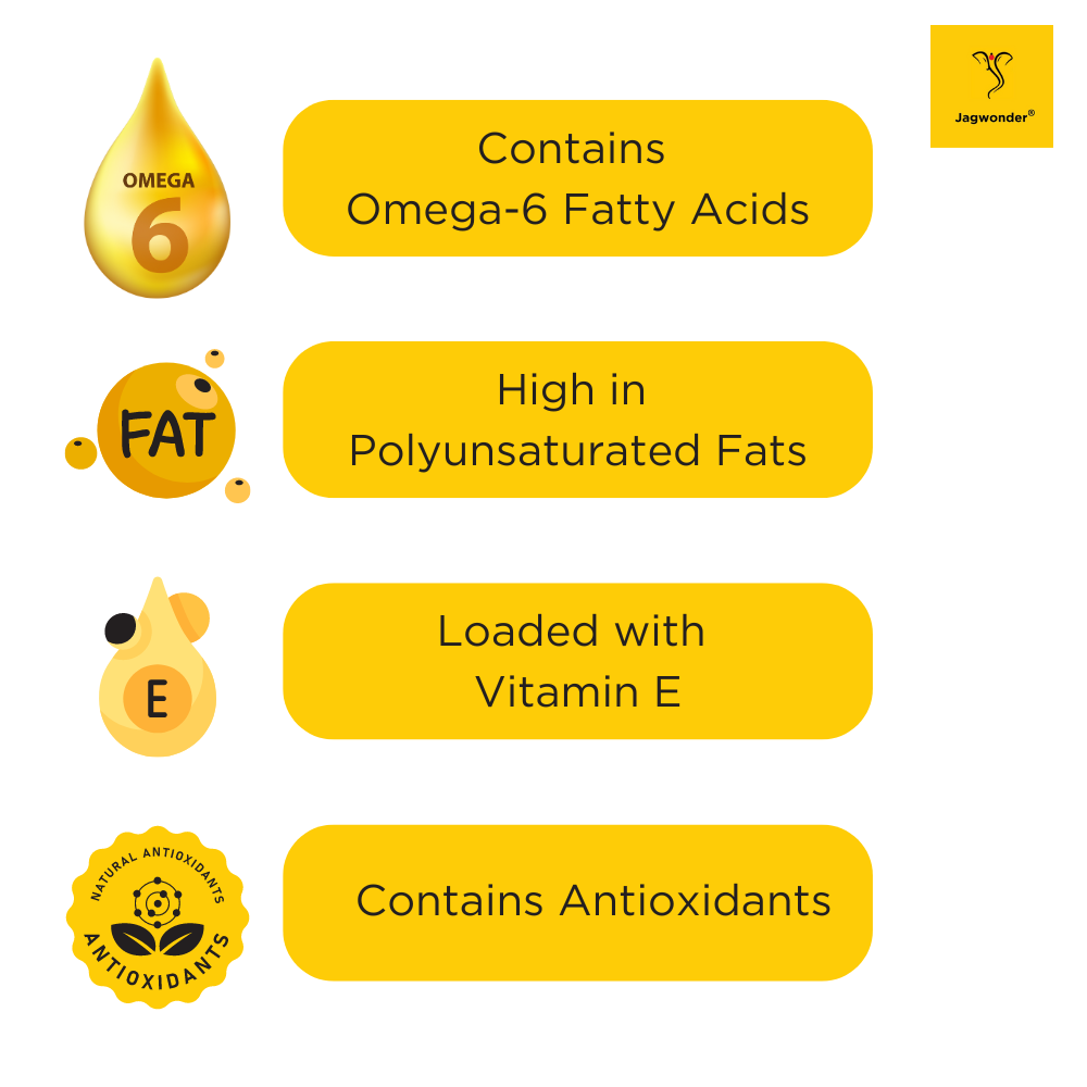 Jagwonder Cold Pressed  Sunflower Oil 1 litre Wood Pressed