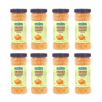 Jagwonder Natural Jaggery Powder 4Kg (8 x 500g Jars) | Crushed Natural Gud | No Chemicals, Sulphur-Free