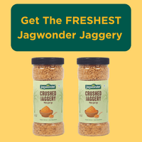 Jagwonder Jaggery Powder 1 Kg ( 500 gm × 2 ) Pack in crushed form