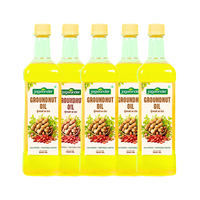 Jagwonder Cold Pressed Groundnut Peanut Oil 5 litre (1 Litre 5 Bottles)