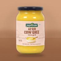 Jagwonder A2 Gir Cow Ghee 500ml, Lactose free and tulsi infused for balancing tridosha ,Billona Method, Cultured in food grade glass jar