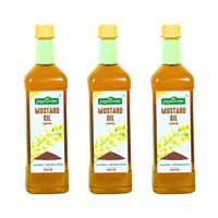Jagwonder Cold Pressed Mustard Oil 3 litre (1 Litre 3 Bottles)