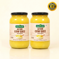 Jagwonder A2 Gir Cow Ghee 250ml ( 125ml*2) Lactose free ,  infused with tulsi for balancing tridosha , | Cultured, Bilona Method, Pure Desi Ghee | Made in Small Batches