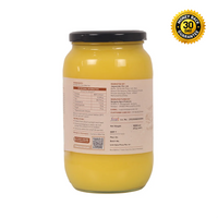 Jagwonder A2 Gir Cow Ghee 1 Ltr, Lactose free and infused with tulsi for balancing tridosha , Billona Method, Cultured, Glass Jar