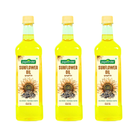 Jagwonder Cold Pressed Sunflower Oil 3 litre (1 Litre 3 Bottles)