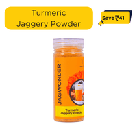 Jagwonder Turmeric Jaggery Powder ( 40 Cups ) | Haldi Gud Powder | Immunity Booster & Natural Sweetener